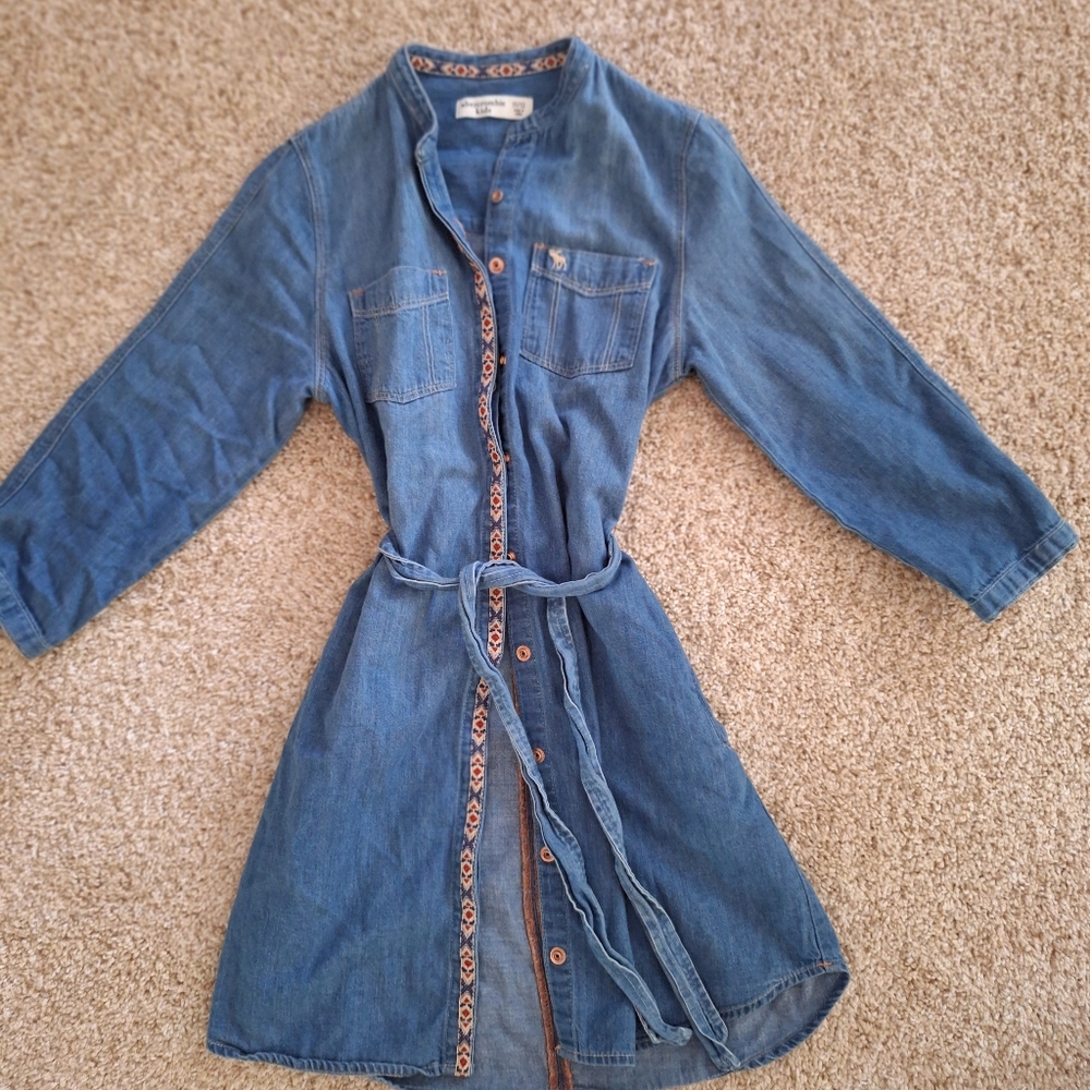 Abercrombie Kids denim dress size 11/12